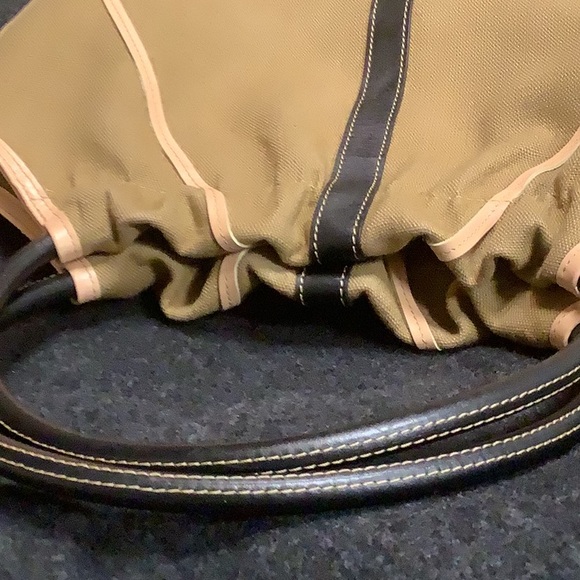 LONGCHAMP Canvas Hobo handbag possible shoulder bag EUC - Picture 7 of 13